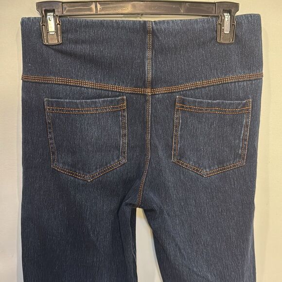LYSSE high rise pull on style jeans straight leg Size M - Picture 5 of 9